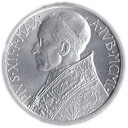 1950 - 5 Lire Pio XII Anno Santo Fdc